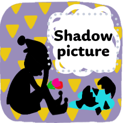 Shadow picture of fairy tale like