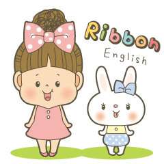 Let's talk a ribbon-cyan<English>