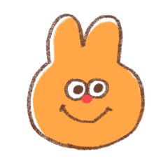 cute rabbit sticker(pyoun-kichi)