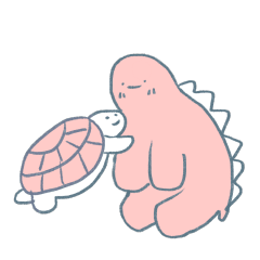 Pink Dragon&Turtle