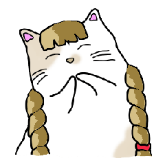 Fatty Mottled cat