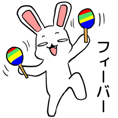 happy jocular rabbit