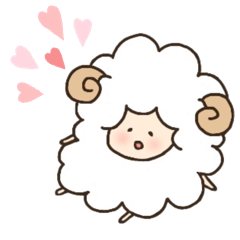 Soft and cute sheep