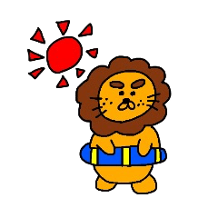 cute lion sticker
