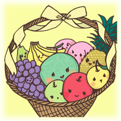 くだものさんのとある日常 Line スタンプ Line Store