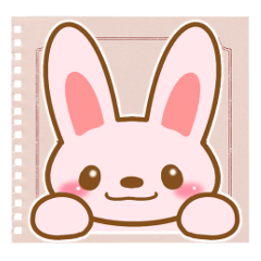 Sticker of Pink Rabbit