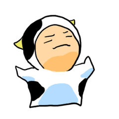 牛のきぐるみ Line スタンプ Line Store