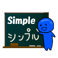 blueblue man"5"(English and Japanese)