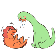 easy-going dinosaurs
