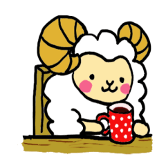 Adorable sheep stickers