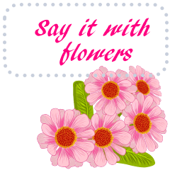 Meaningful flowers message