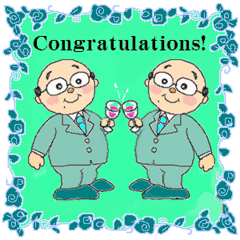 Dad working hard.Celebration Stickers. – LINE stickers | LINE STORE