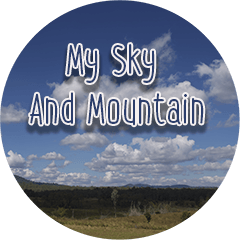 My sky and mountain