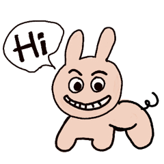 Rabbit Mikey and friends