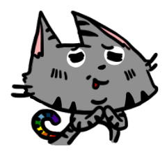 彩虹小胖貓 rainbow kitty