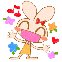 Cheerful rabbit MIMIMI