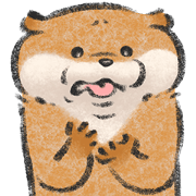 Cute lie otter 8