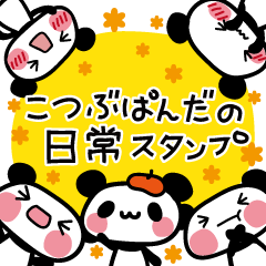 Kotsubu Panda Sticker
