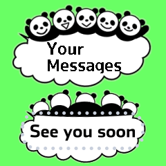Message Panda chan from JAPAN