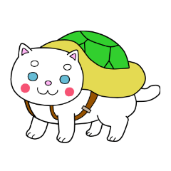 Everyday Malo-kun White cat appeared