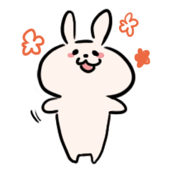 Everyday cute rabbit