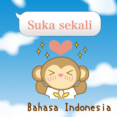 Balon Cap - hewan "pon" Bahasa Indonesia