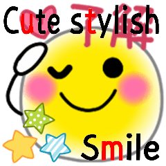 Cute Stylish Everydays Smile Sticker