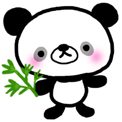 Kind-hearted panda