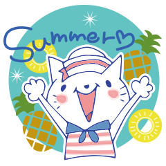 summer color cat