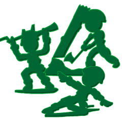 Green Army 3 (Cop Toy)