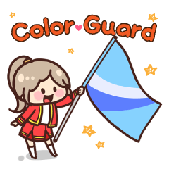 I love Color Guard – LINE stickers | LINE STORE