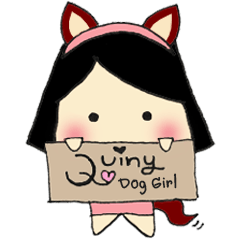 Quiny Dog Girl