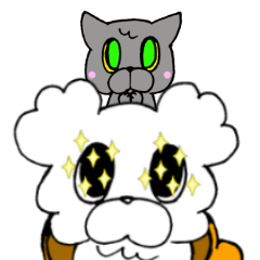 latte anjing dan kucing