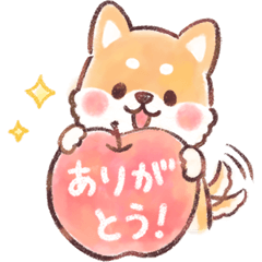 ころころ柴犬7 水彩タッチ Line スタンプ Line Store