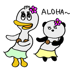 白目パンダと唇アヒル2 Line スタンプ Line Store 白目パンダと唇アヒル2 Line スタンプ Line Store