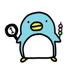Cute penguin sticker1