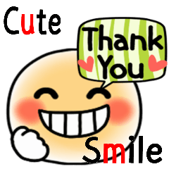 Cute Great Girly Smile Useful Sticker