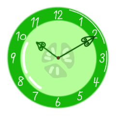 Cucumber clock