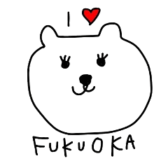 Colorful bear(transparency)~in FUKUOKA~