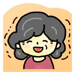 おばあちゃんの笑顔で過ごそう Line スタンプ Line Store