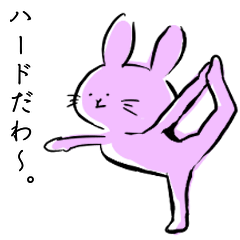 acrobatic rabbit