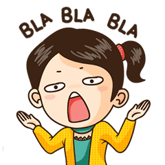 Annoying Girl Sticker [ENG] – LINE stickers | LINE STORE