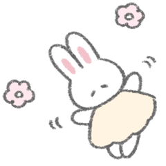 The fluffy bunny sticker 16