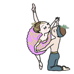Ballet dancers Animation No.2