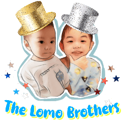 สติ๊กเกอร์ไลน์ The Lomo Brothers Ep.1
