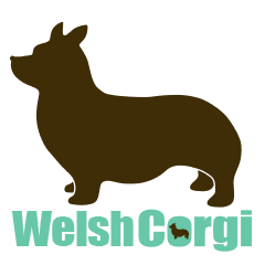 Welsh Corgi Silhouette Line Stickers Line Store