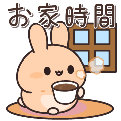 House time of chestnut color rabbit