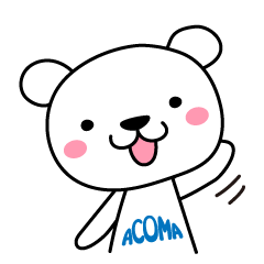 ACOMA Bear Sticker