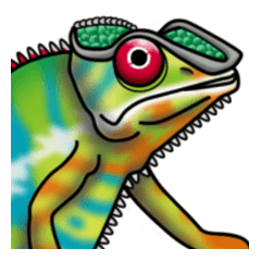 ワカと蘭丸とパンサーカメレオンたち Line スタンプ Line Store ワカと蘭丸とパンサーカメレオンたち Line スタンプ Line Store