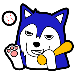 Baseball Husky